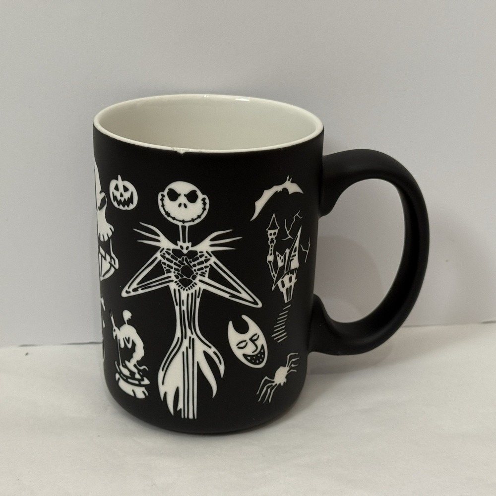 Nightmare Before Christmas Jack Skellington Sally Coffee Mug Soft Touch‎